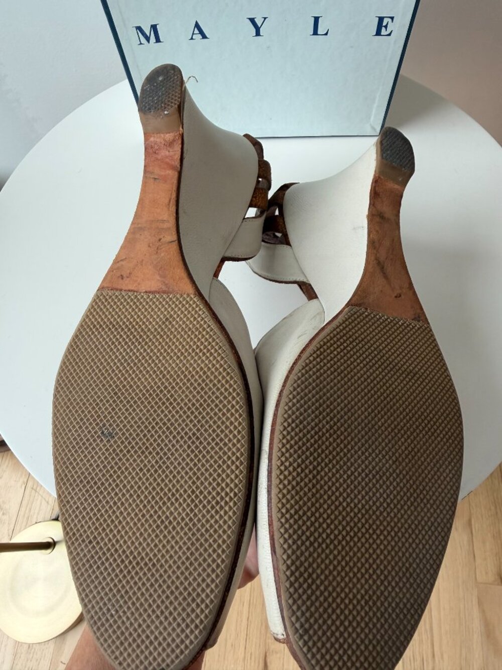 Vintage Mayle Carribea Mid Shoe / Size 37 / Size 7 US - Picture 8 of 9